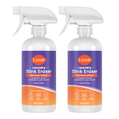 Laundry Stink Eraser | Pretreat Spray + Scrub Brush