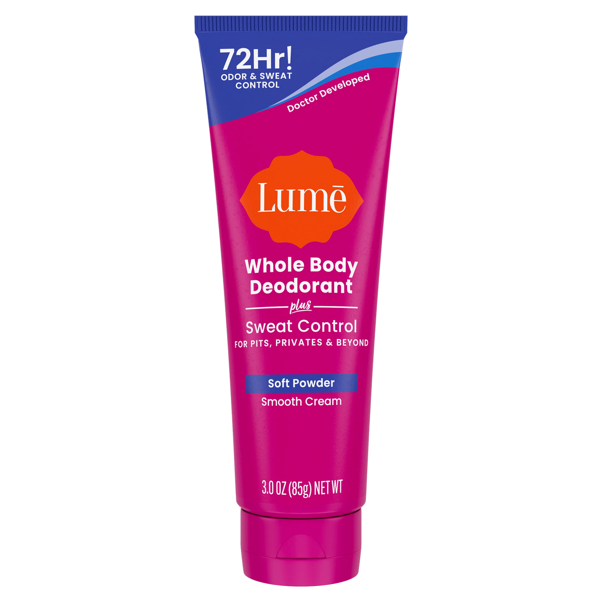 Soft Powder | Cream Tube Deodorant | + Sweat Control