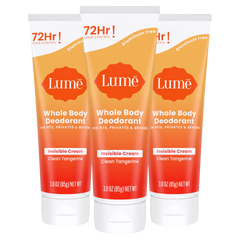 Clean Tangerine Cream Tube | Full Body Deodorant | Lume Deo